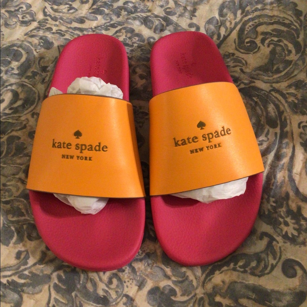 Kate Spade Summer Slides brand new in the box.